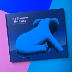 NEW The Shadow Elephant Hardcover Picture Book Nadine Robert Valeria Vidali